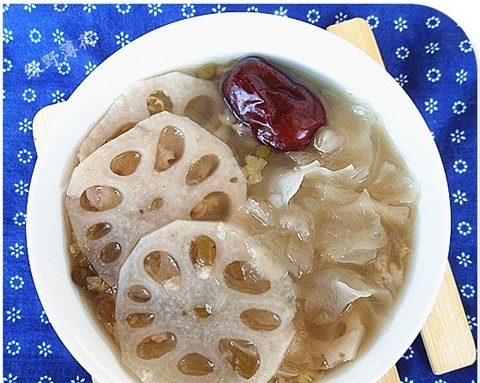 蓮藕綠豆粥