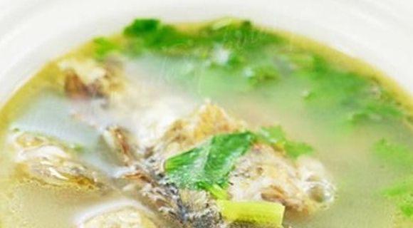 香菜雜魚湯