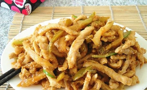 家常下飯菜榨菜肉絲