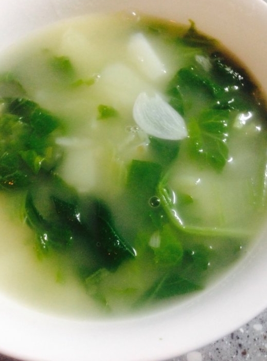 小白菜土豆湯