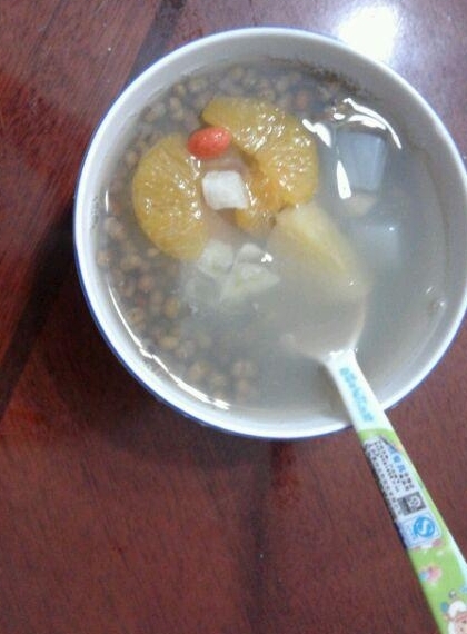 水果綠豆湯