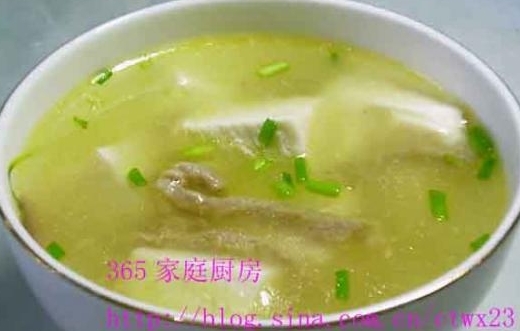 肉絲豆腐羹