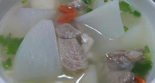 羊肉蘿蔔山藥湯