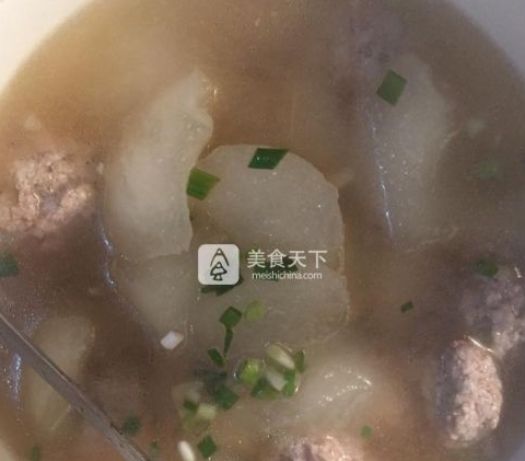 冬瓜丸子肉丸湯