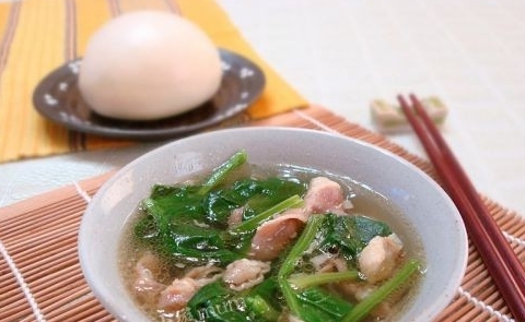 羊肉菠菜湯