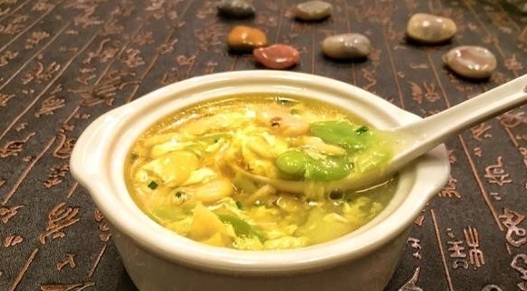 蠶豆雞蛋湯