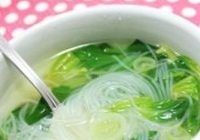 粉絲油菜湯