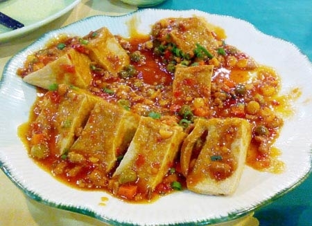 彩色泰式炸豆腐