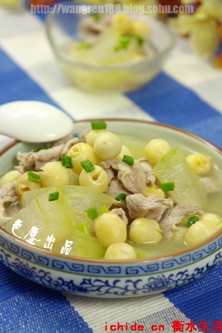 冬瓜蓮子肉片湯