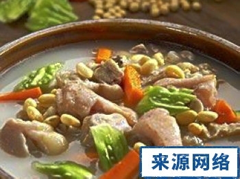 靈芝蓮子黑豆水瓜湯