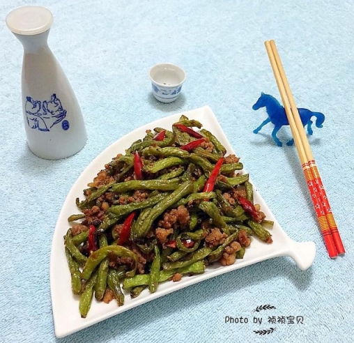 干煸豆角，脆嫩爽口，開胃下飯